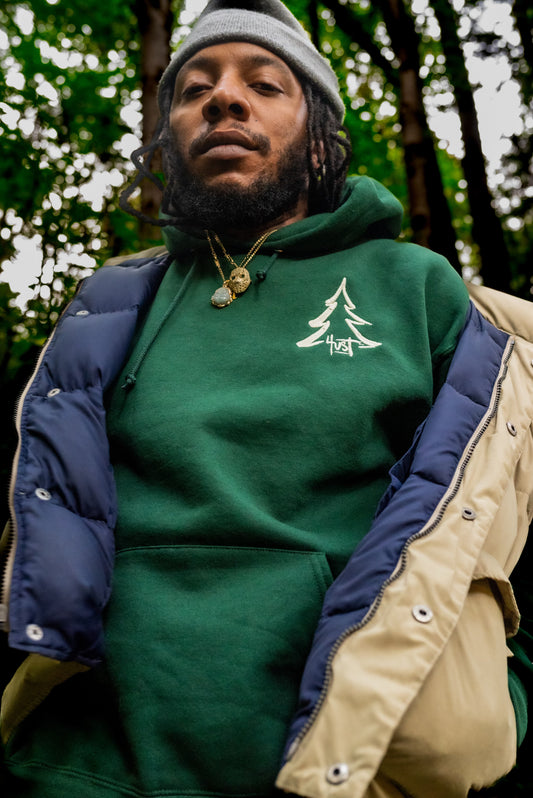 Forest Green 4UST Logo Hoodie